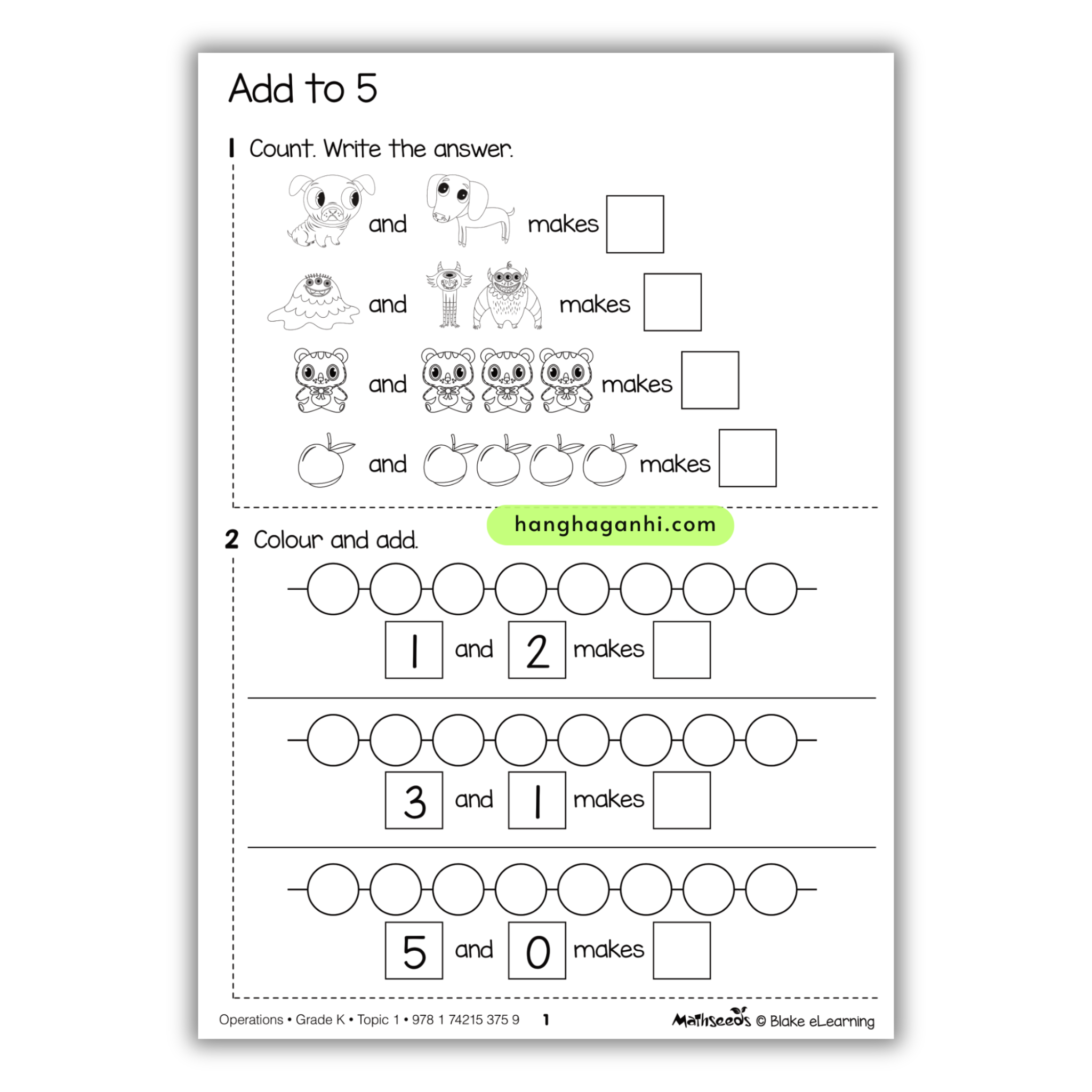 Reading Eggs Operations Grade K, Sách Toán học, tìm quy luật cho bé mầm non Tiếng Anh_thumbnail_4