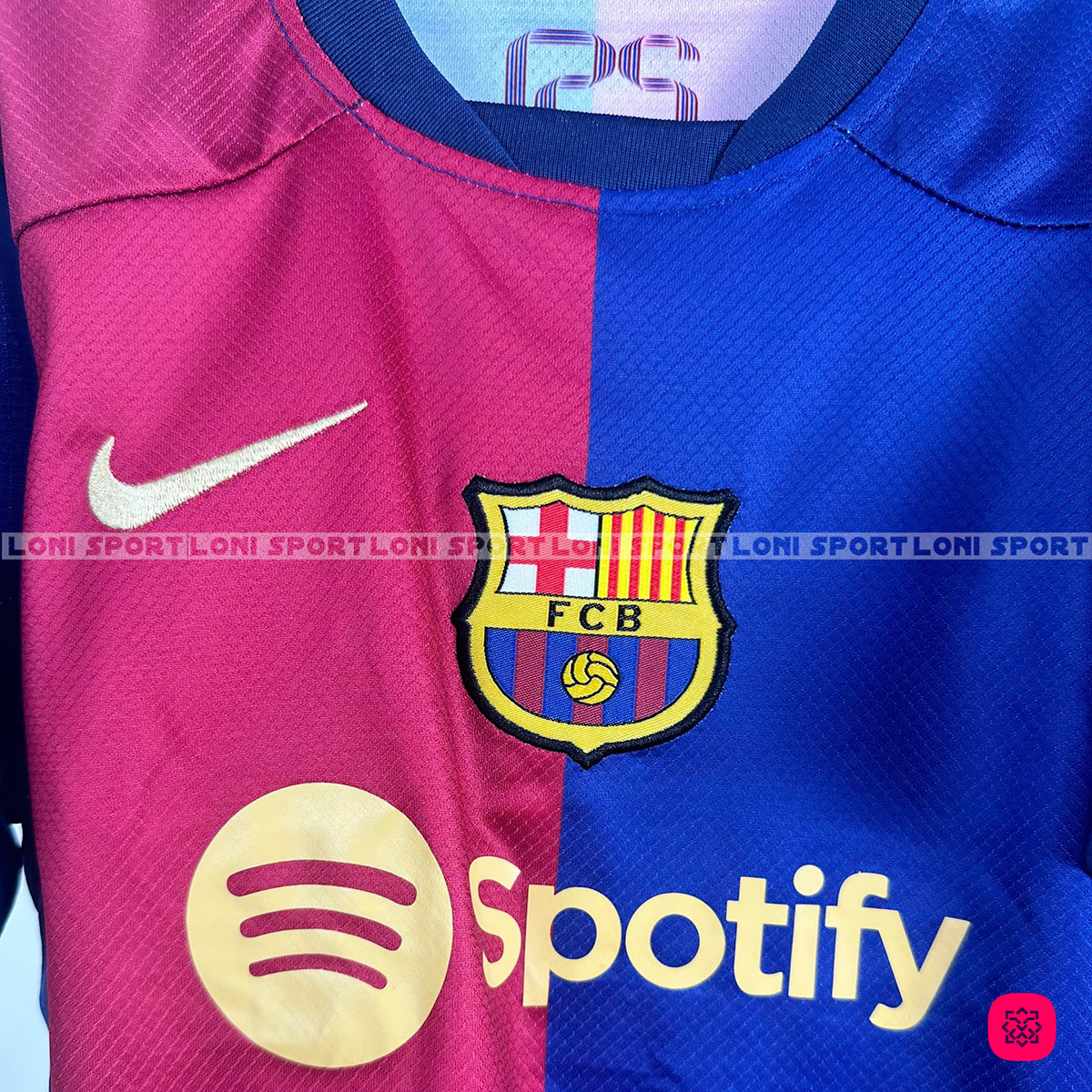 Bộ kid Barca sân nhà xanh đỏ 24/25_thumbnail_3