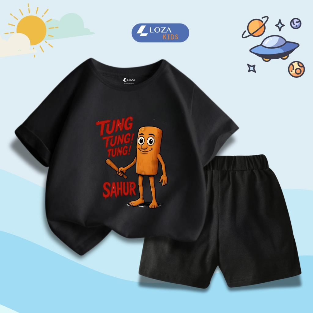 Set bộ bé trai in hình Tung Tung Tung Sahur -  Loza Kids SB385_thumbnail_2