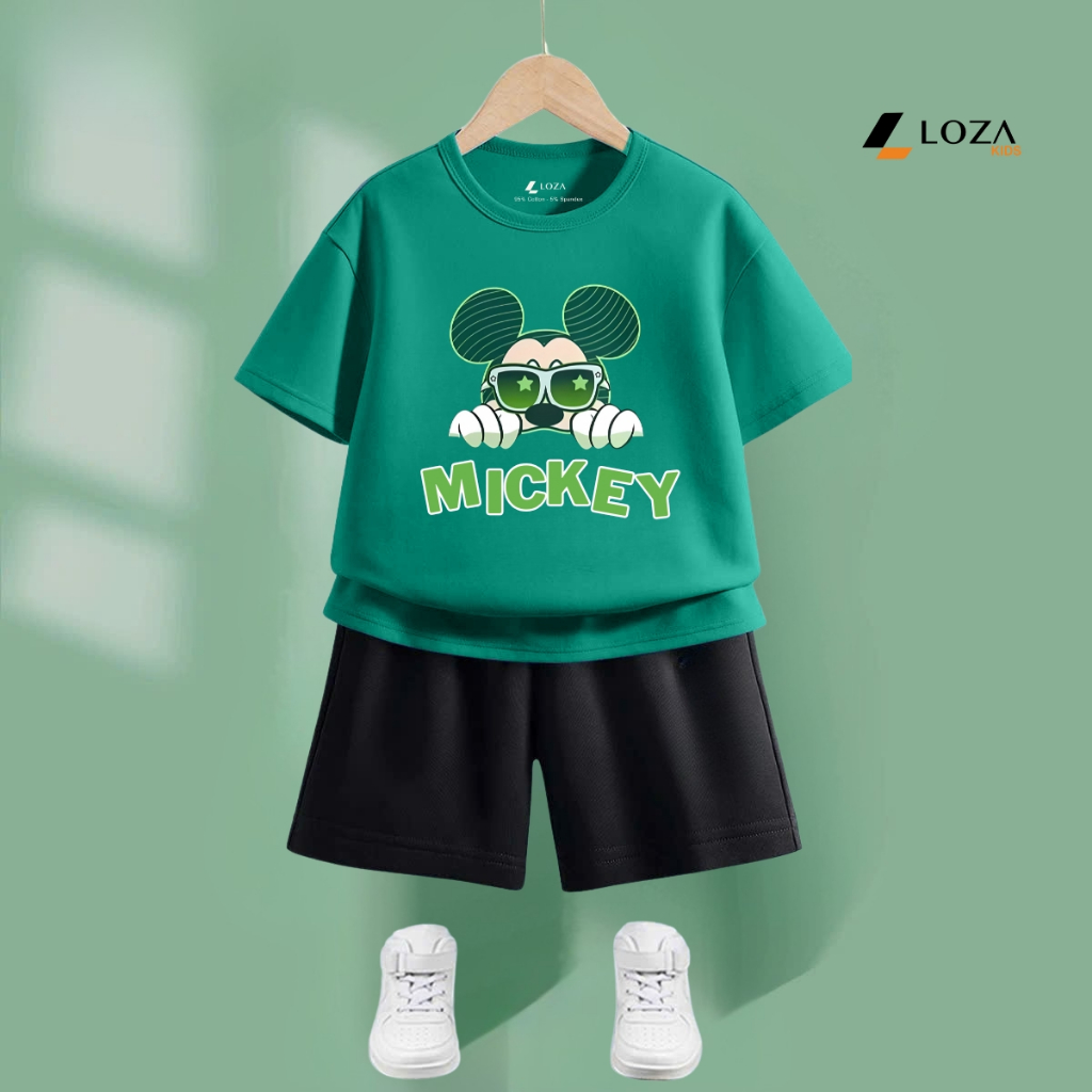 Bộ quần áo bé trai in hình 'Mickey Get Wild' - Loza G0314_thumbnail_9