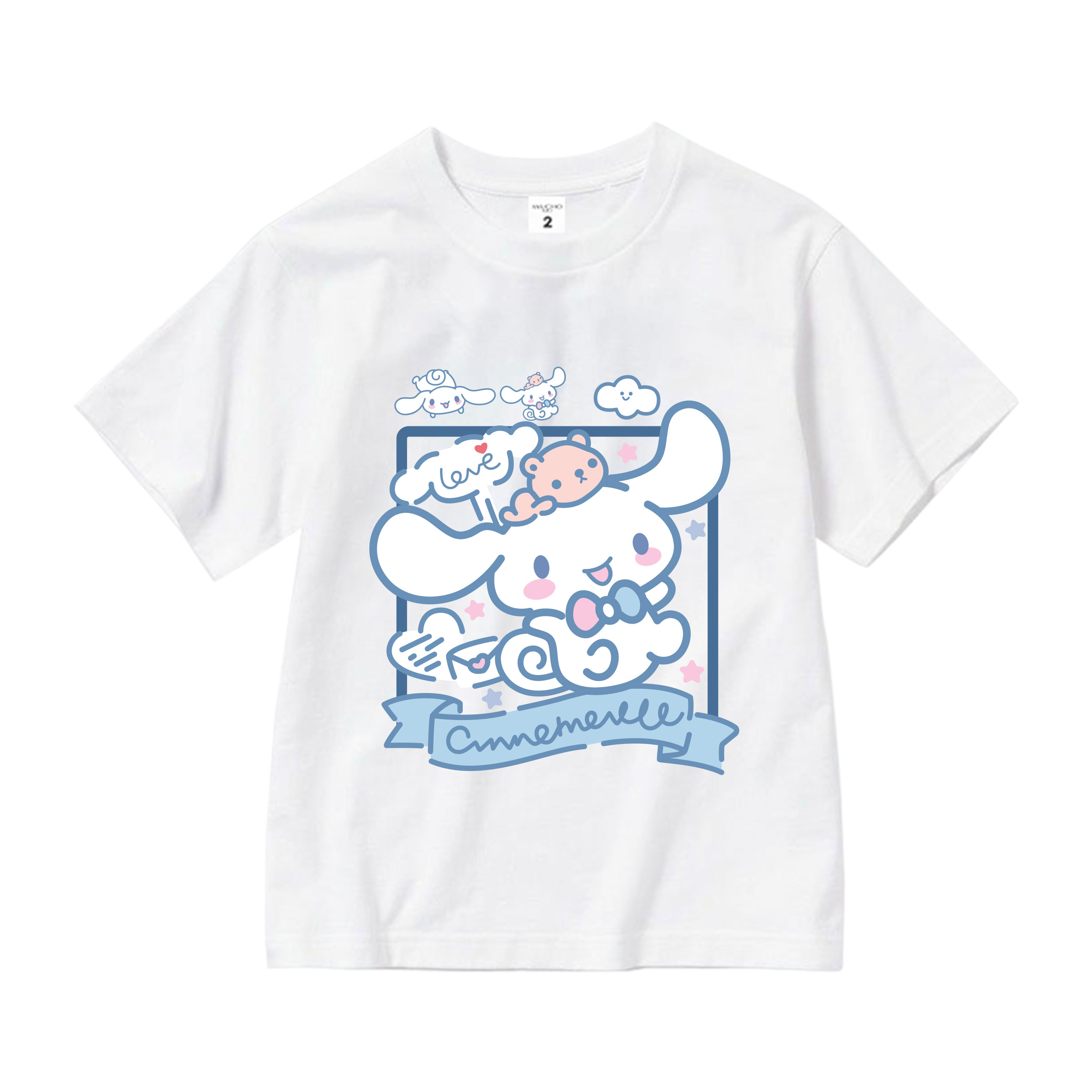 Áo thun bé gái form rộng chất vải cotton thoáng mát AED1543 Miucho Kid in artwork_thumbnail_10