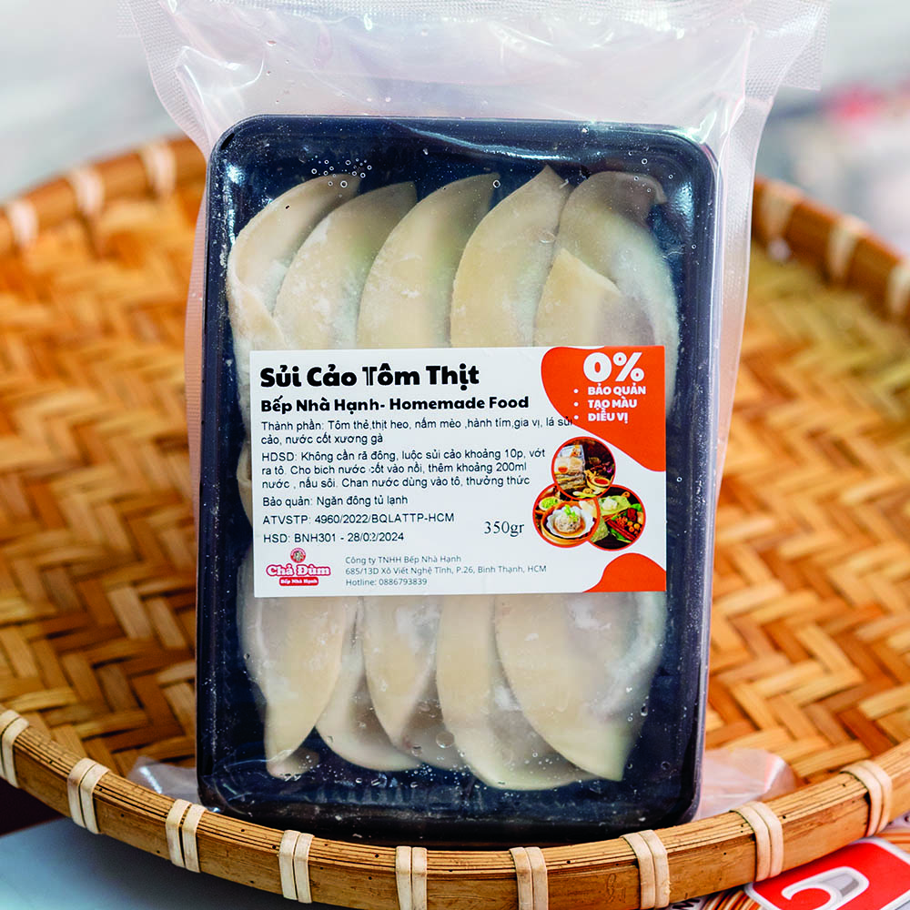 Sủi Cảo Tôm Thịt 350g – Tinh Hoa Ẩm Thực Nhà Làm, Đậm Vị Chuẩn Gia Đình
