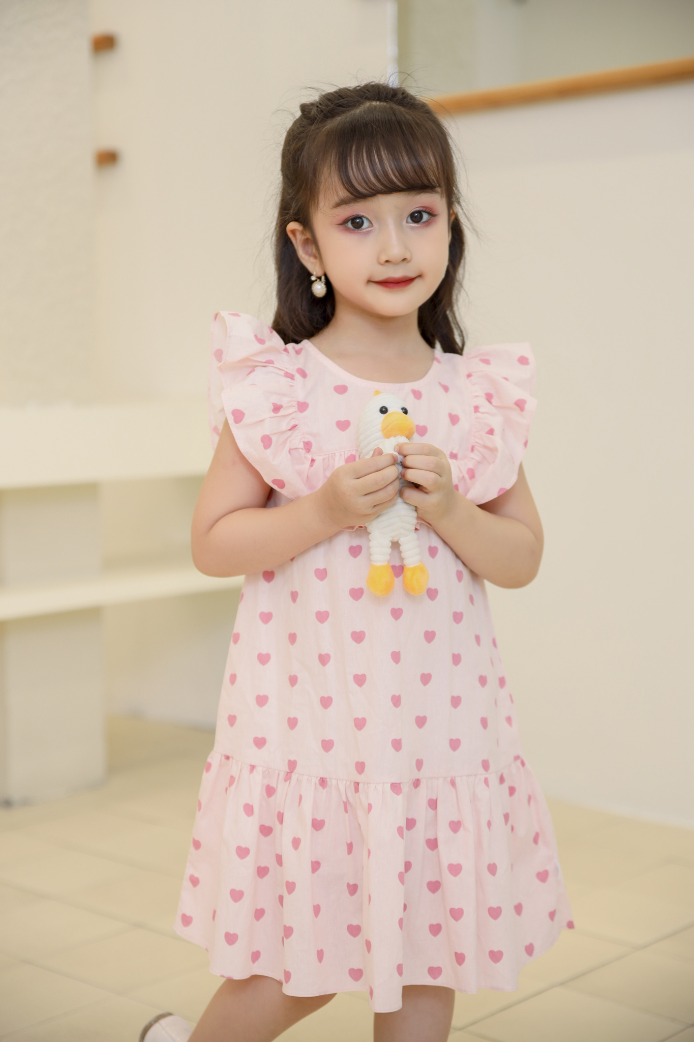 Váy cắt kiểu vuông phối bèo_thumbnail_1