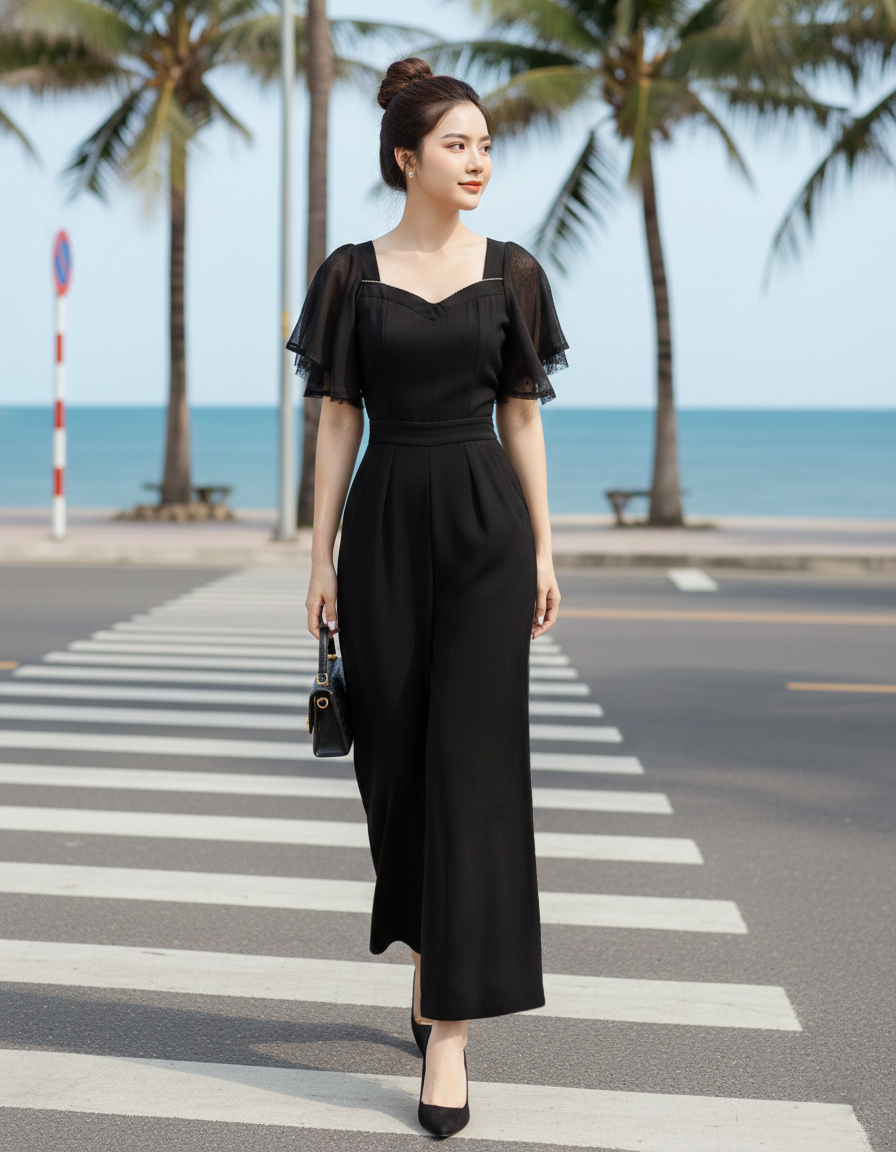 Jumpsuit thiết kế tay cánh tiên phối đá_thumbnail_4