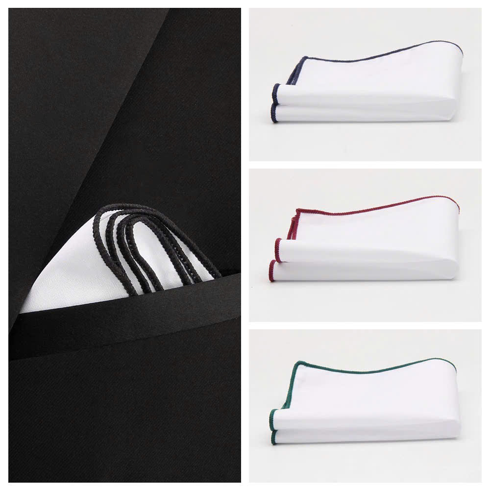 White Pocket Square