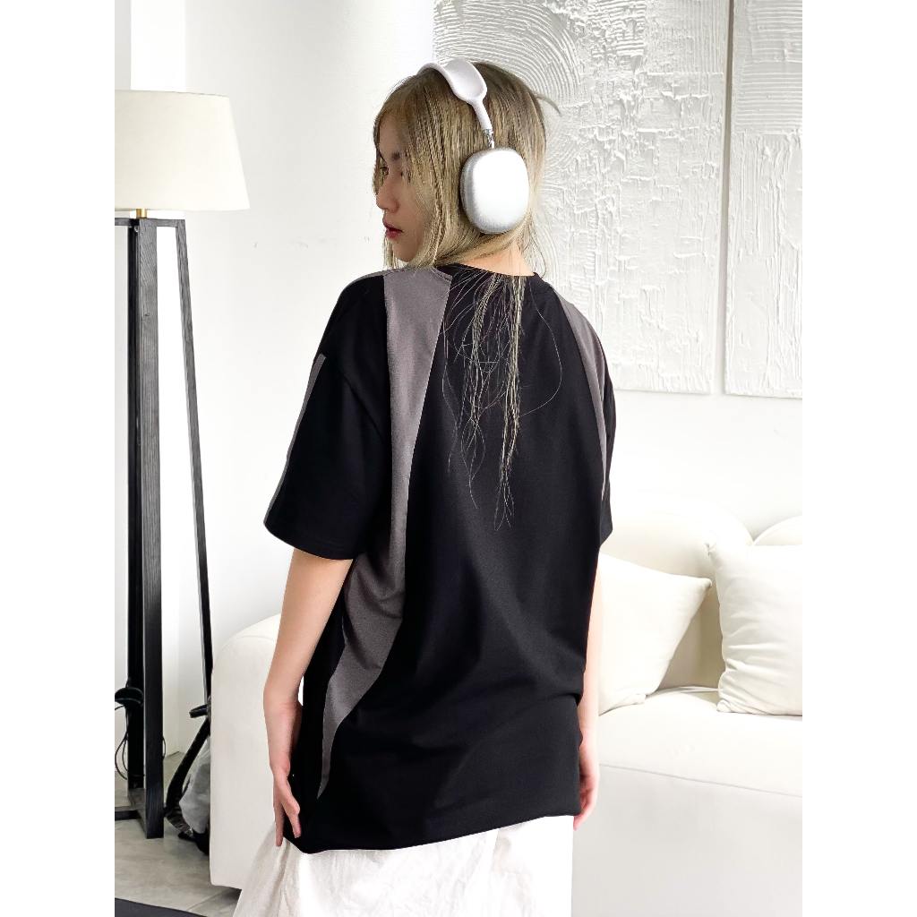 Áo thun nữ form rộng ATPV01 Miucho cotton cổ tròn in basic_thumbnail_5