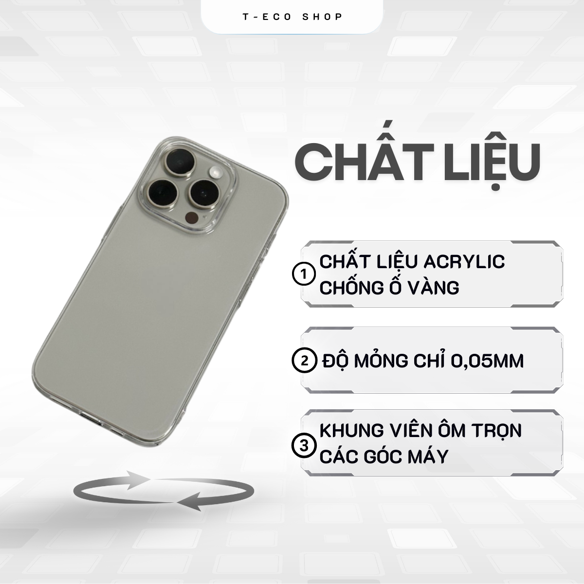 Ốp lưng ip X-17 trong suốt siêu mỏng khoe màu máy,bảo vệ toàn diện_thumbnail_3