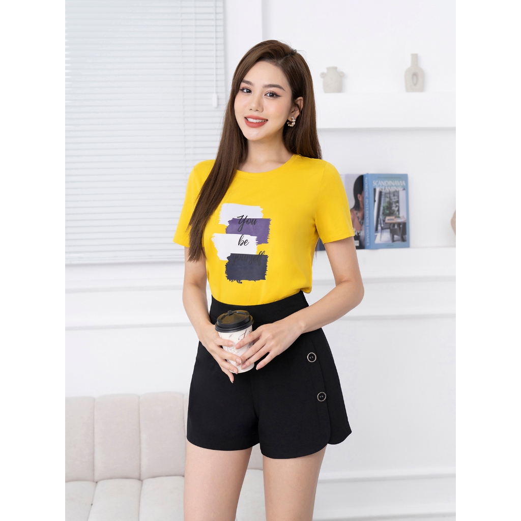 [Form Vừa] Áo thun nữ form vừa in hình lẻ size - Áo phông nữ Loza XA011_thumbnail_4