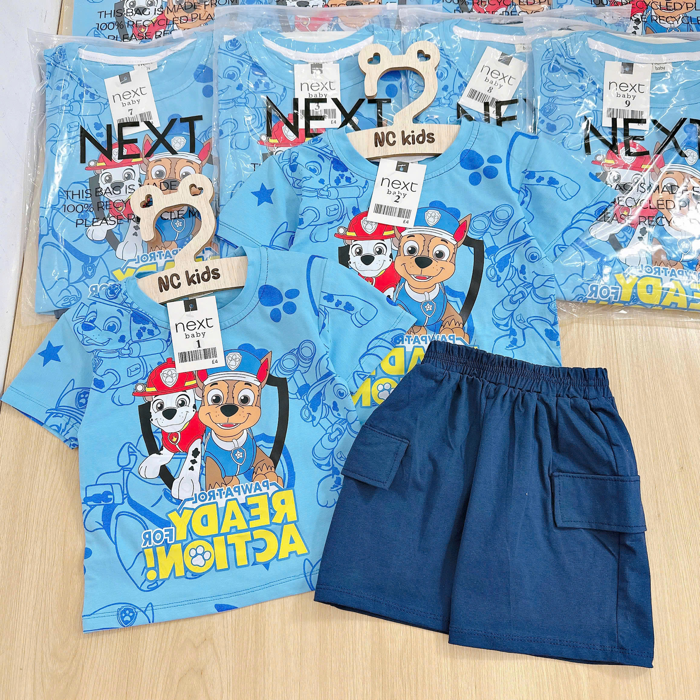 B91 BỘ CỘC XANH CHÓ FULL ÁO- A117.1570