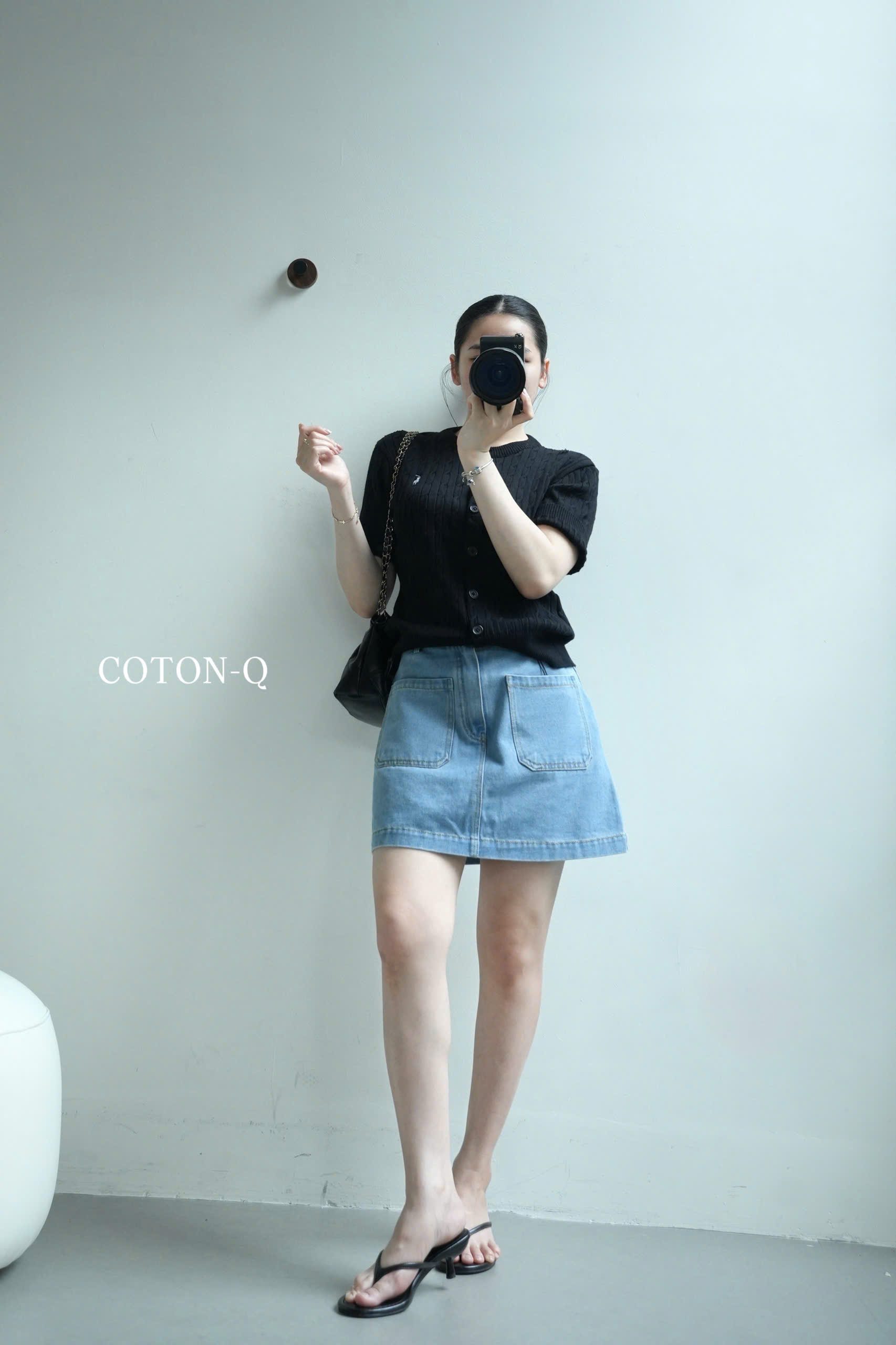 Chân váy ngắn Coton Q jean 2M ( ĐẬM )_thumbnail_14
