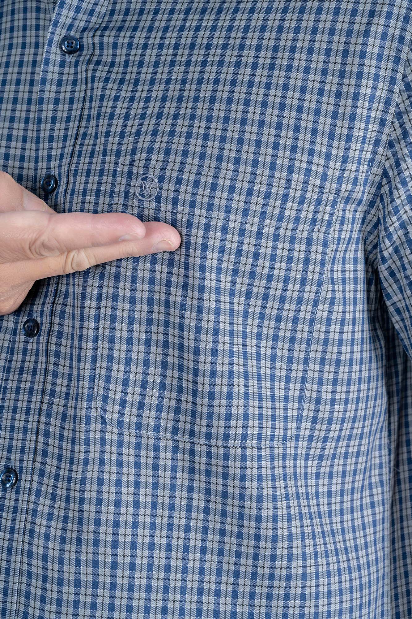 Sơ Mi Caro Cộc Tay Nam Trung Niên ANCHI Chất Liệu Sợi Tre Cao Cấp_thumbnail_22