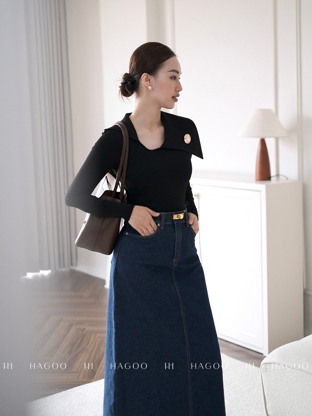 Chân váy jeans basic HAGOO_thumbnail_4