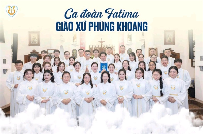 Áo ca đoàn Fatima gx Phùng Khoang (áo nam)