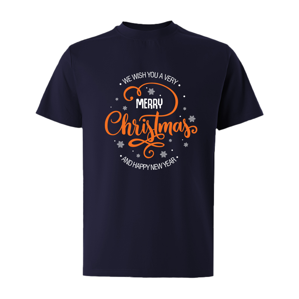 Áo phông nam giáng sinh noel form rộng cổ tròn vải cotton thoáng mát 1798 Miucho Iconic in typography_thumbnail_19