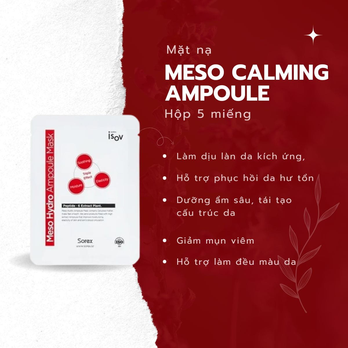 Mặt nạ Meso Calming Ampoule hộp 5 miếng_thumbnail_2