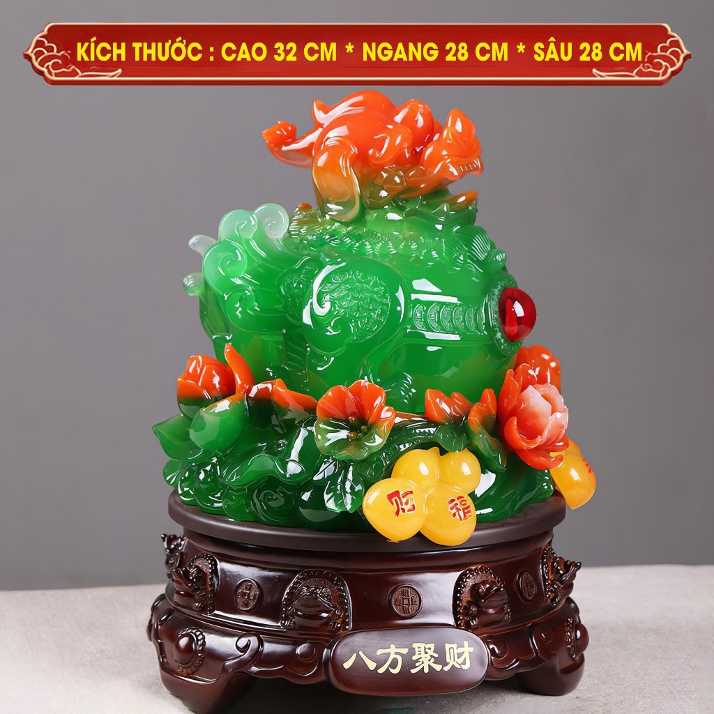 Cóc Ngậm Tiền Thiềm Thừ , Tỳ Hưu Phong Thủy ( Nhiều Kích Cỡ ) Chiêu Tài Hút Lộc - Phong Thủy Hà Gốm_thumbnail_2