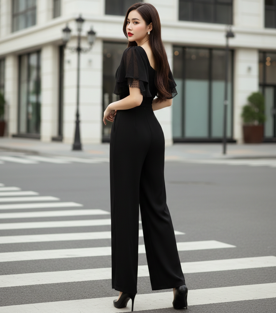 Jumpsuit thiết kế tay cánh tiên phối đá_thumbnail_3