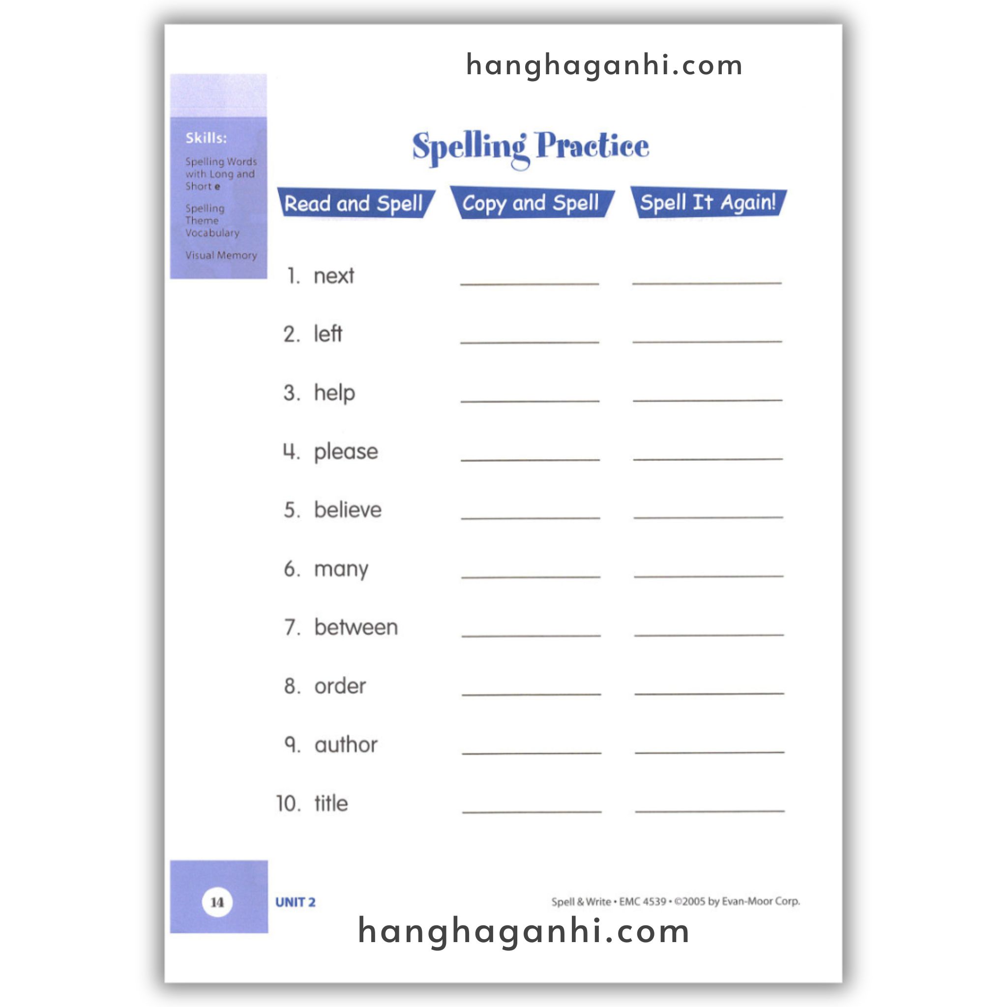 Skill Sharpeners Spell & Write Grade 3_thumbnail_3