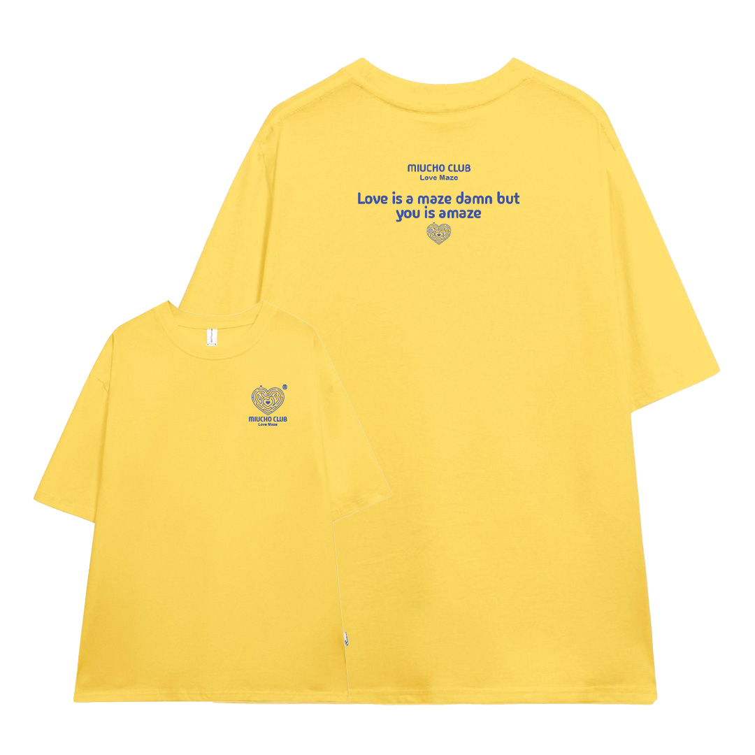 Áo thun cặp đôi couple trái tim from rộng ATD1380 Miucho vải cotton thoáng mát cổ tròn in mix_thumbnail_8