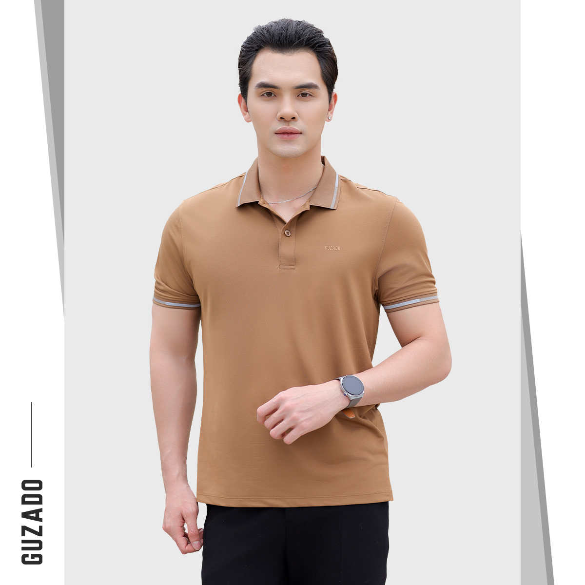 Bộ Polo Nam GUZADO Premium Phối Sọc BPL04_thumbnail_5