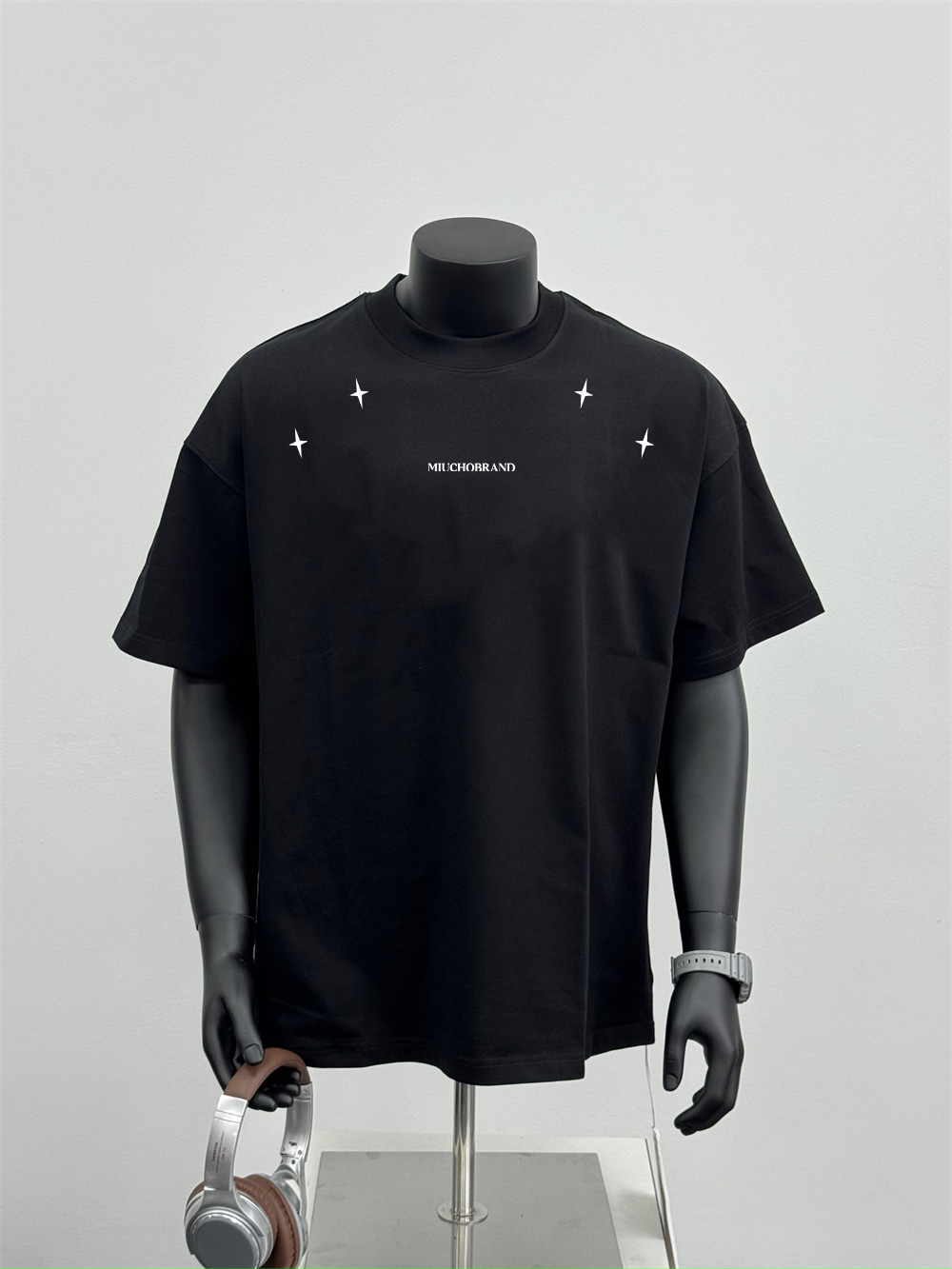 Áo thun nam form rộng local brand ATD1460 Miucho Man vải cotton thoáng mát cổ tròn in artword_thumbnail_4