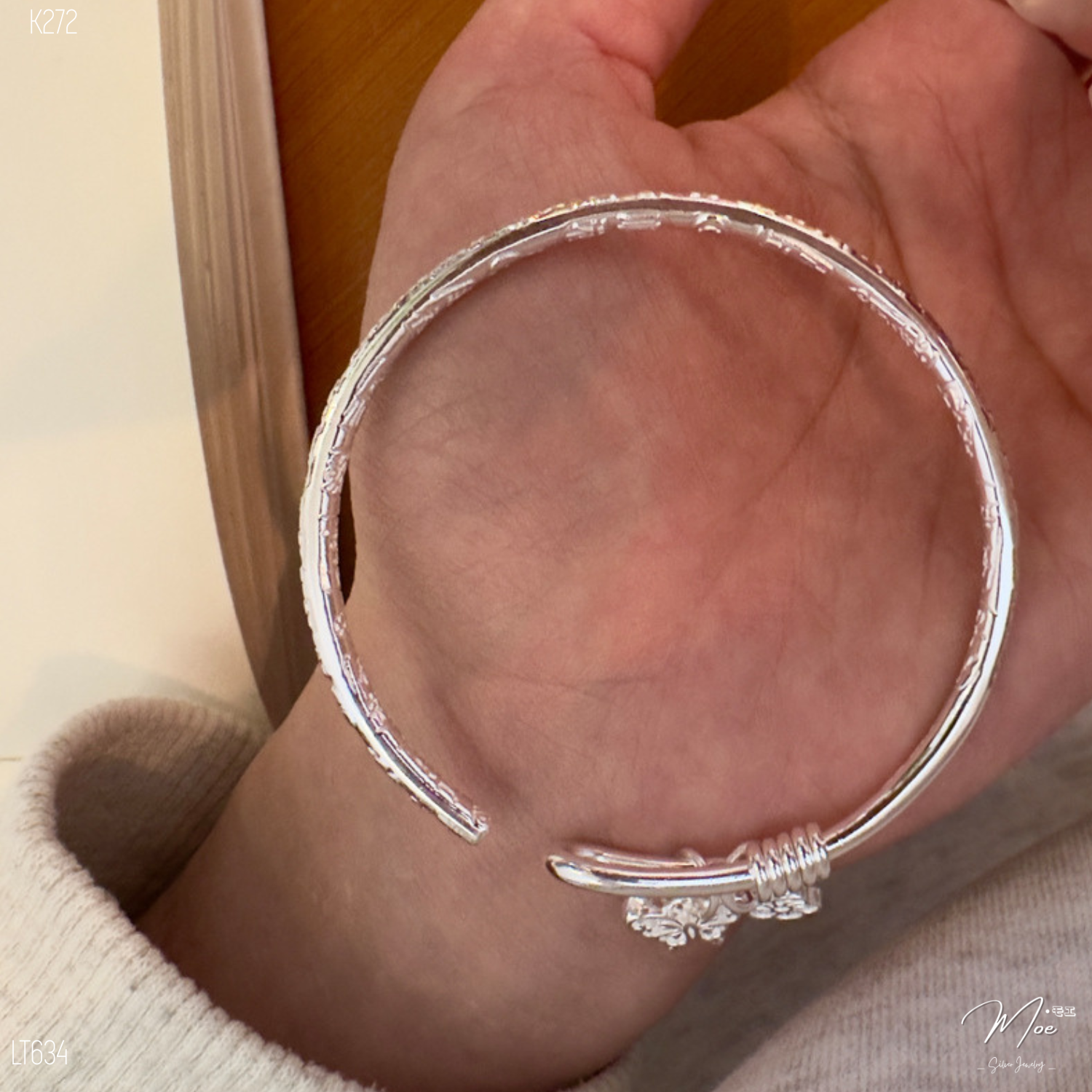 LT634 - Vòng kiềng hoa mai hồ điệp_thumbnail_3