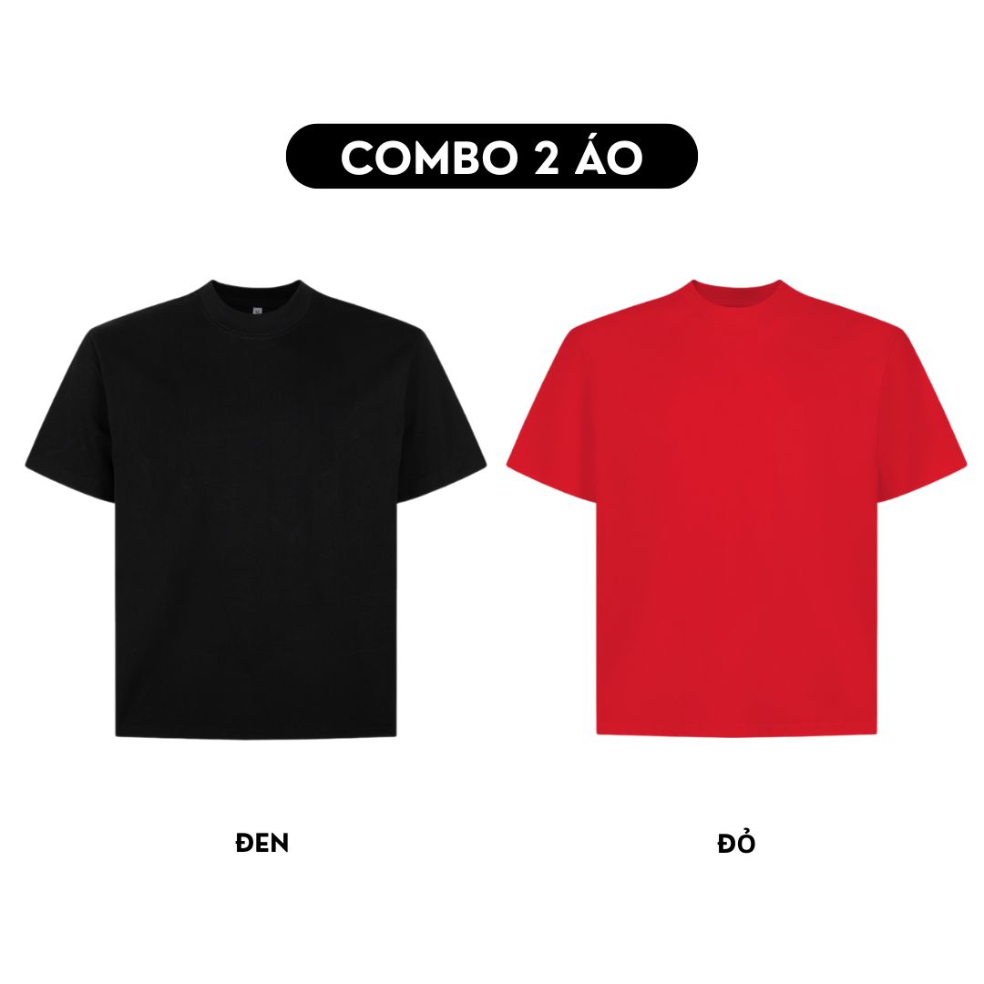 Combo 2 Áo thun trơn form boxy AXT01_thumbnail_8
