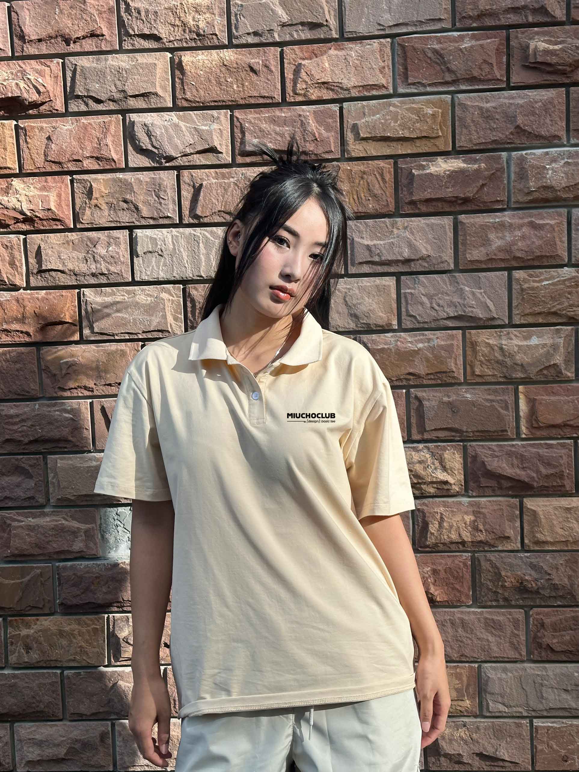 Áo polo nữ form rộng chất vải cotton co giãn thoáng mát PLD1701 Miucho in basic_thumbnail_2