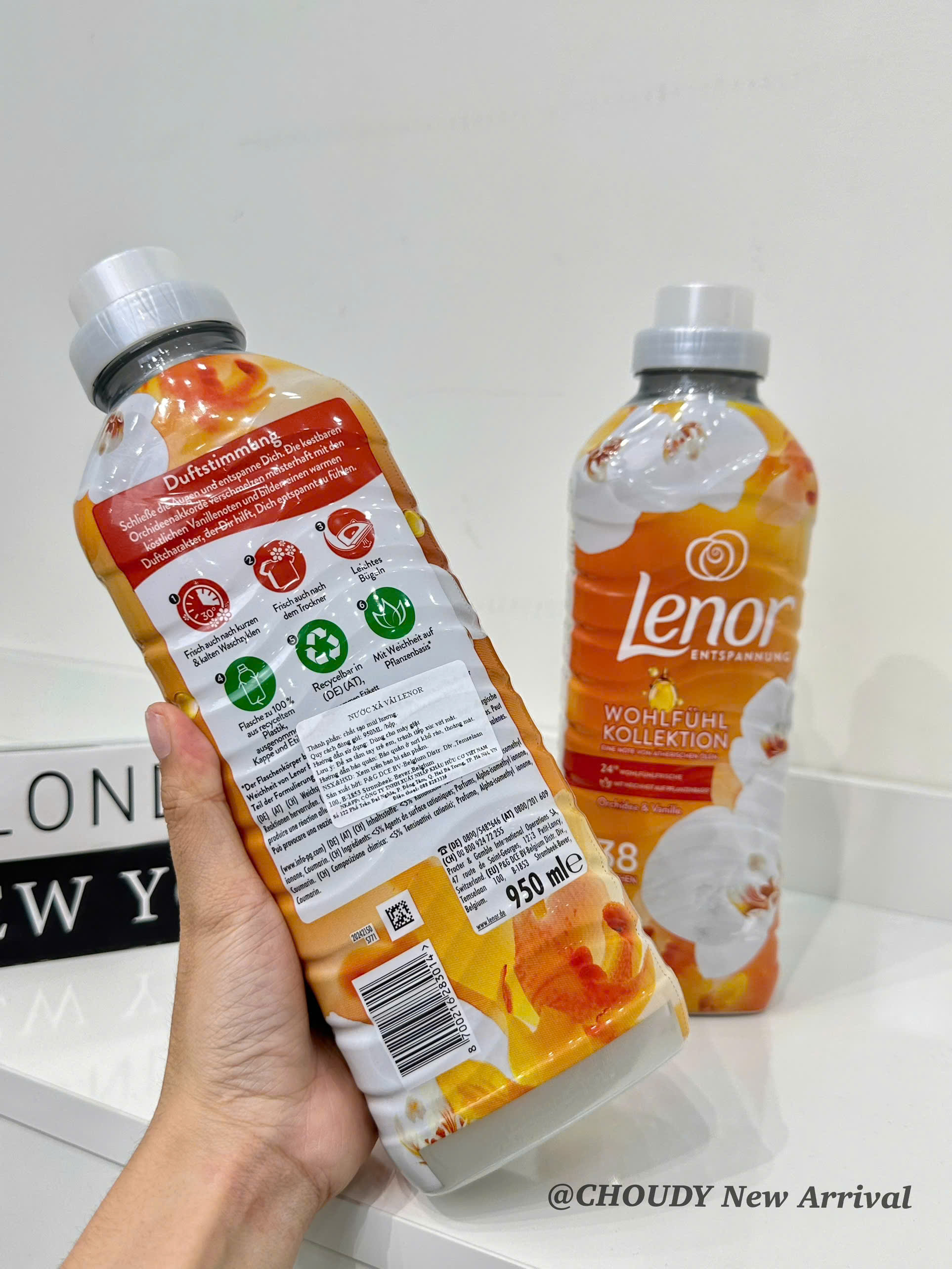 K63 NƯỚC XẢ VẢI ORCHIDEE & VANILLE 950ML_thumbnail_1