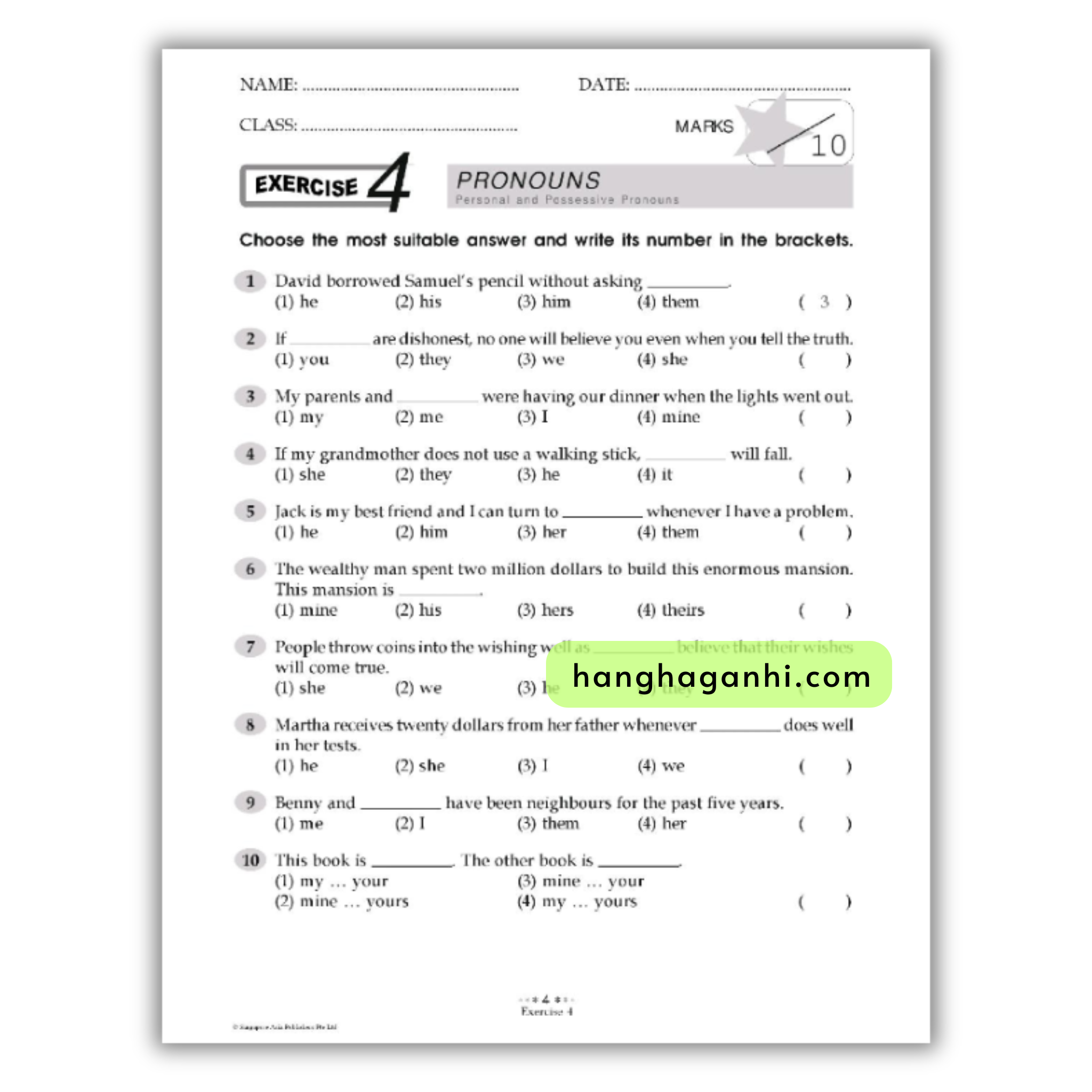 Conquer Grammar for Primary Level 4 Workbook_thumbnail_2