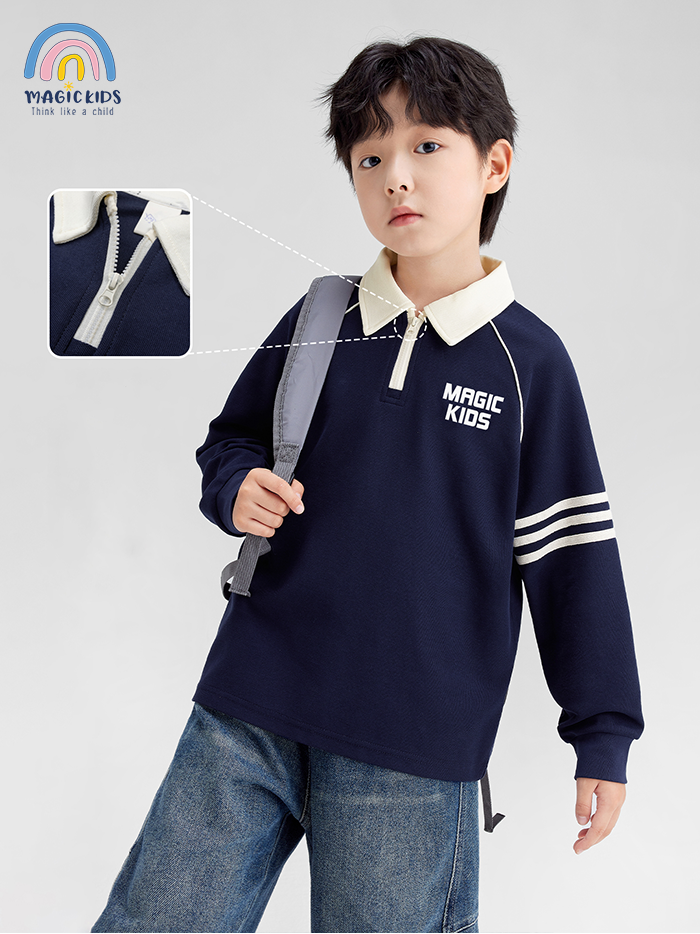 Áo dài tay phối kẻ chất thun tổ ong ADT25002_thumbnail_5