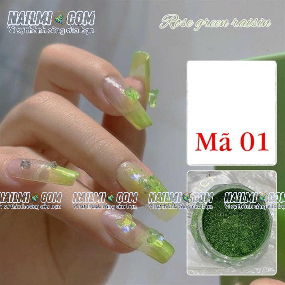 Tráng gương - màu xanh đậm - mã 01