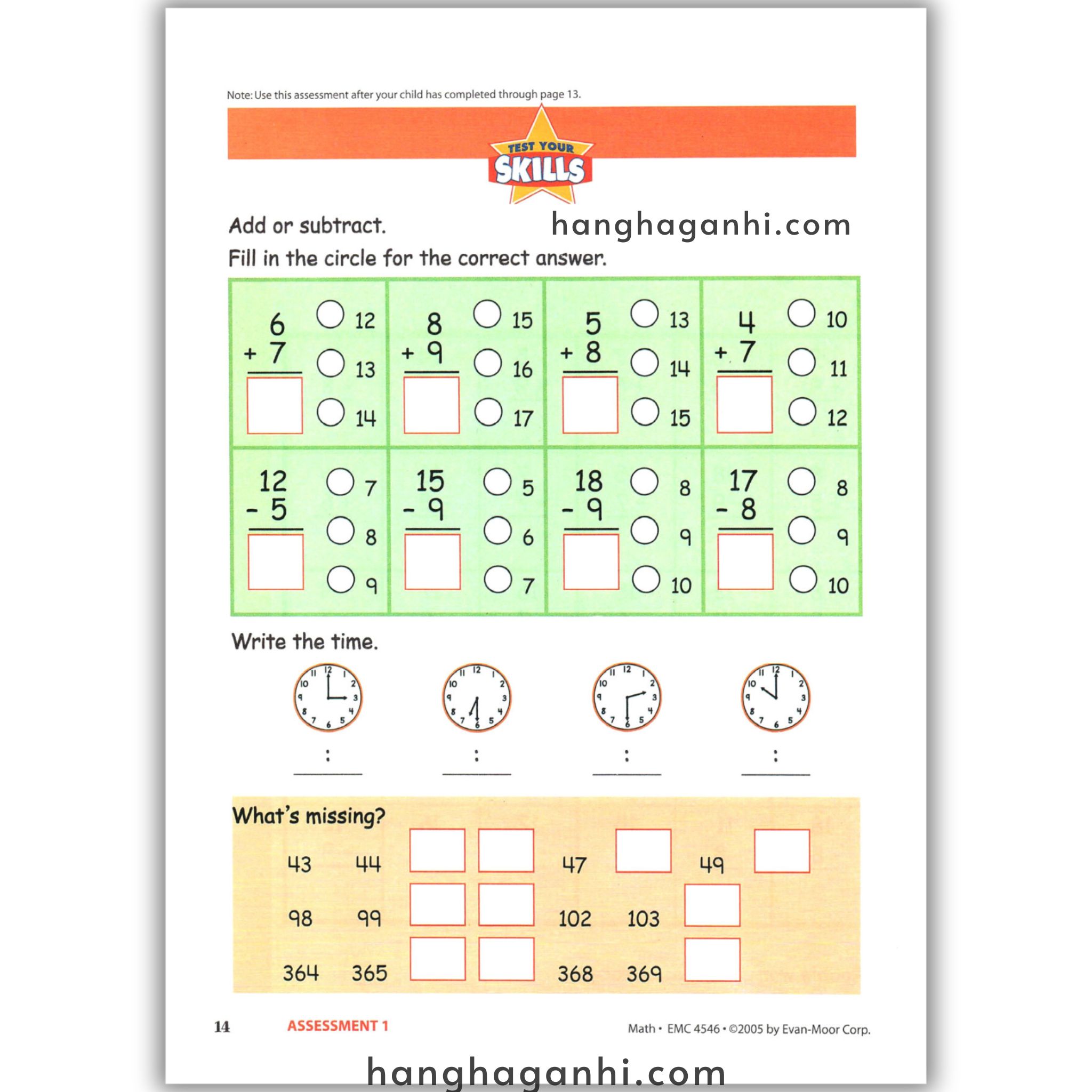 Skill Sharpeners Math Grade 2, Sách Toán Mỹ Evan Moor cho học sinh lớp 2_thumbnail_13