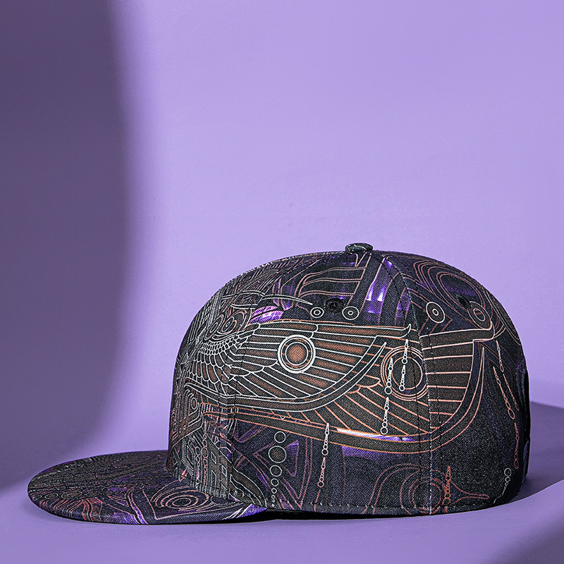 Mũ lưỡi trai Snapback Hiphop họa tiết hoa văn in chìm HZ8751_thumbnail_4