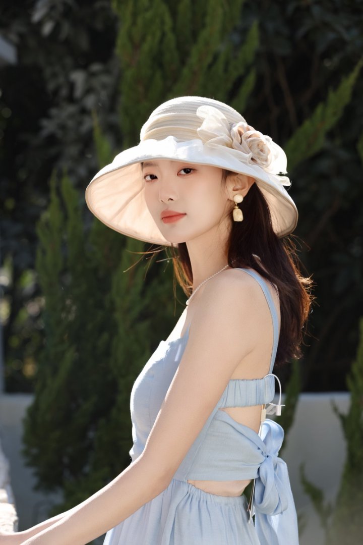 Mũ vành rộng có nơ hoa Hàn Quốc HZ2516_thumbnail_24