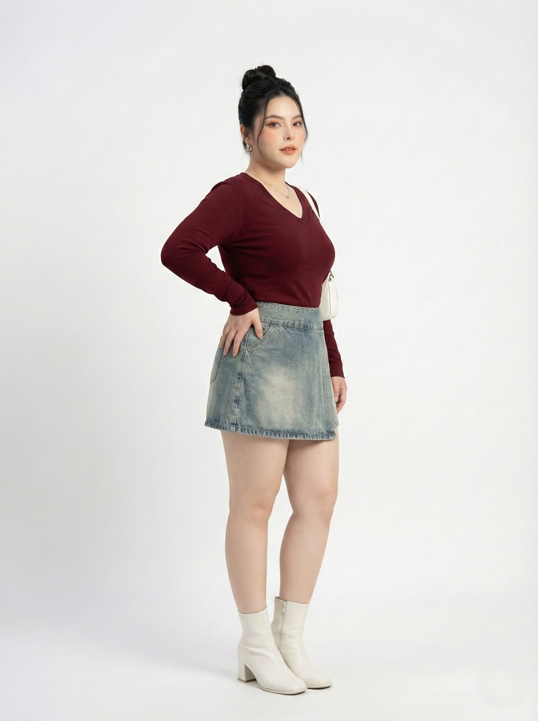 BGSIZE NỮ- Quần váy jean kiểu T-QVJ2112_thumbnail_6