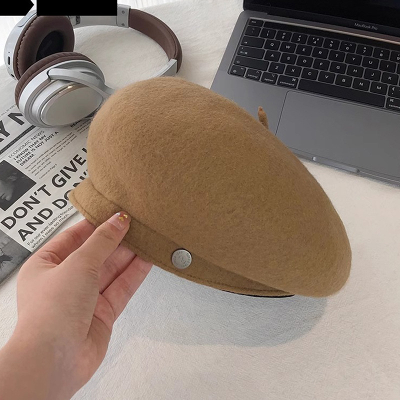 Mũ beret nữ vải dạ cao cấp HZ2502_thumbnail_14