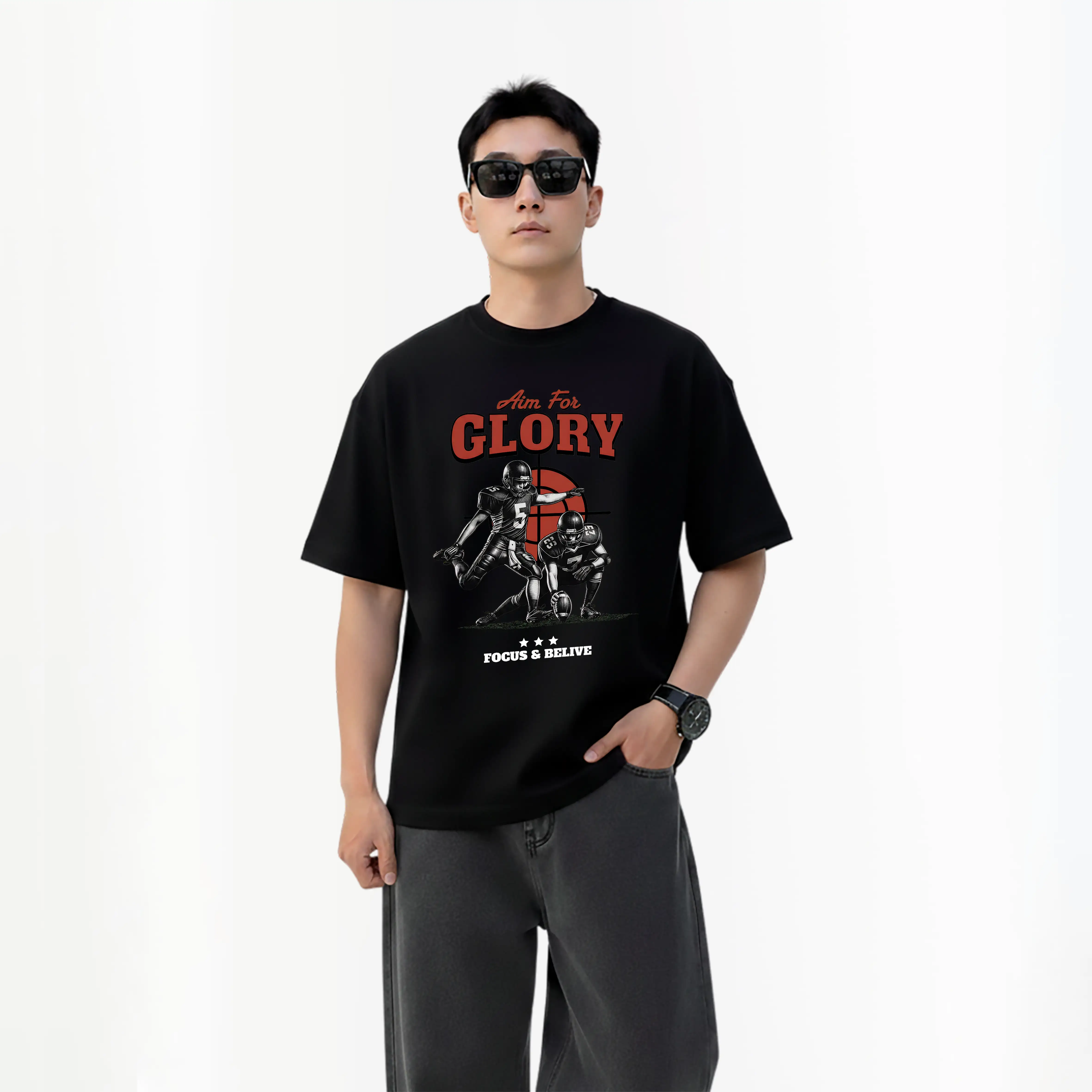 Áo thun nam sporty style TeePrint 3234 form rộng_thumbnail_4