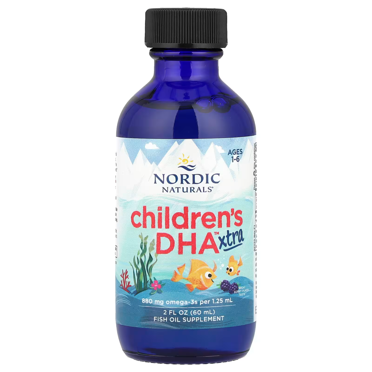 Dầu Cá Cho Bé 1-6 Tuổi Nordic Naturals Children’s DHA Xtra Vị Berry Punch – Chai 60 ml SHM-0032