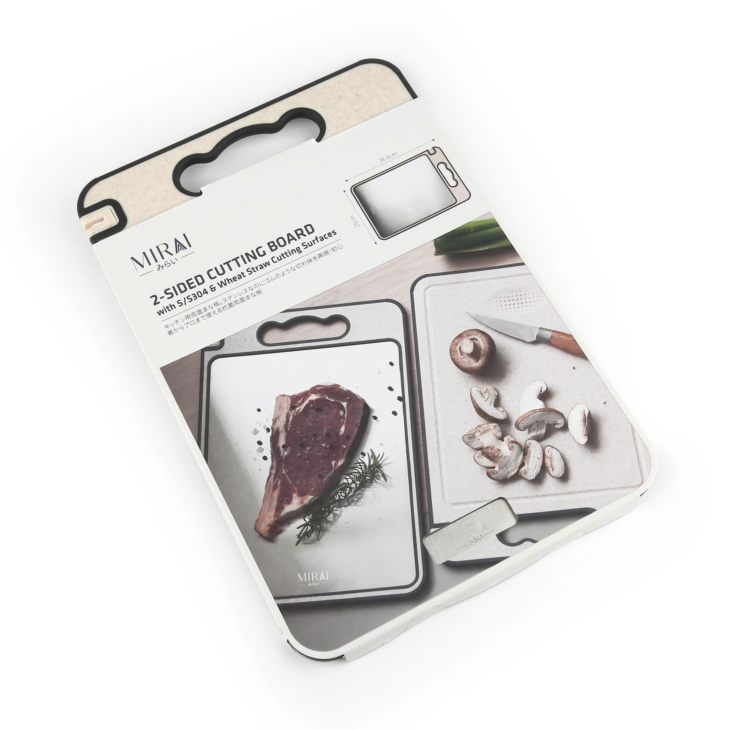 Thớt 2 Mặt Inox 304 & Nhựa Lúa Mạch Kháng Khuẩn Mirai_thumbnail_3