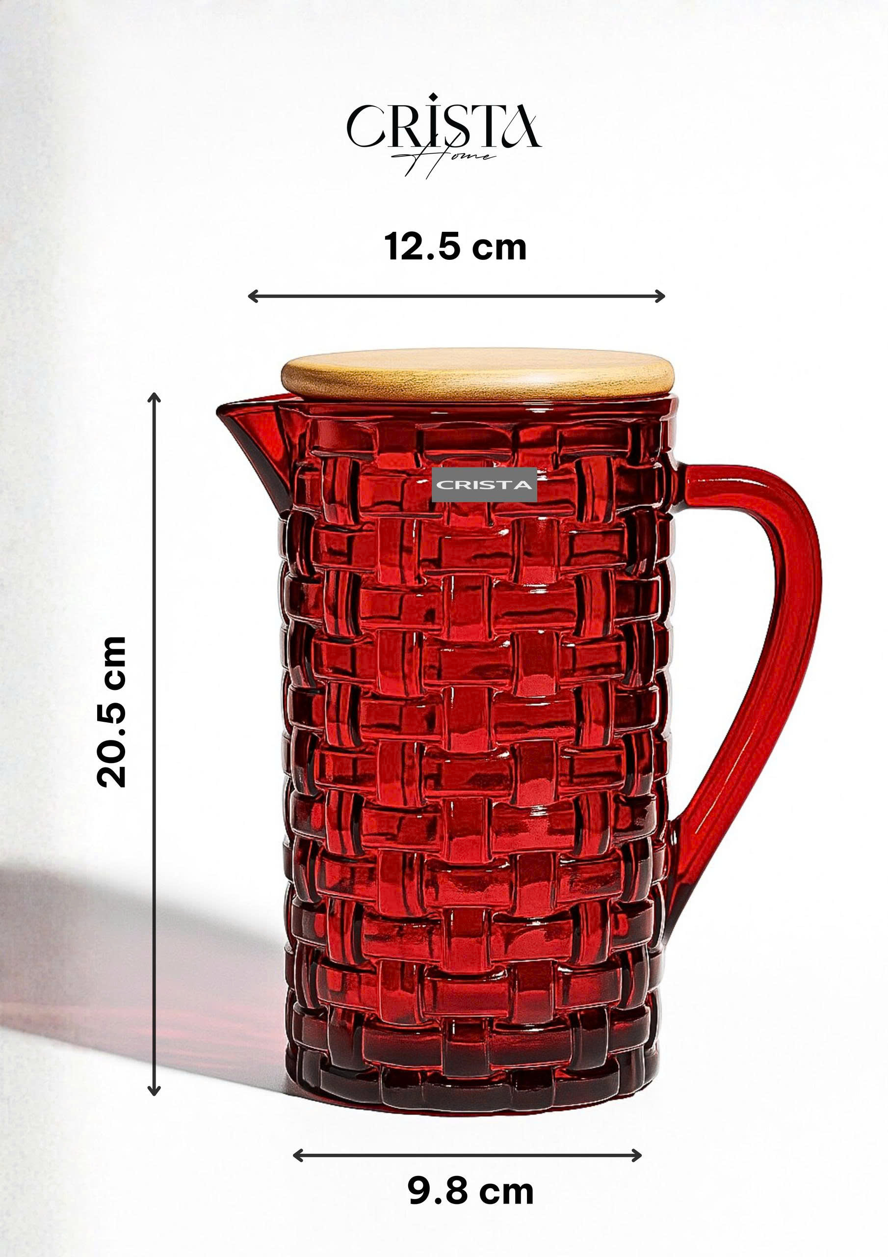Bình thủy tinh CRISTA HOME vân caro 1000 ml_thumbnail_12