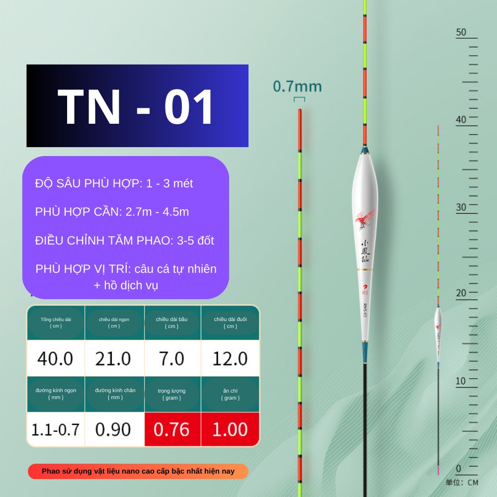 Phao Nano Cao Cấp Tiểu Phượng Hoàng