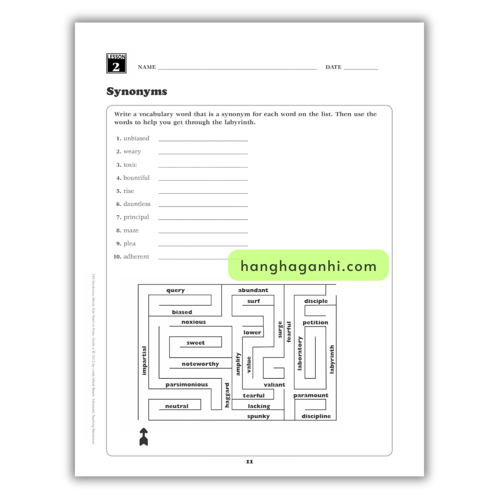 Sách 240 Vocabulary Words Kids Need To Know – Trọn bộ 6 cuốn_thumbnail_8