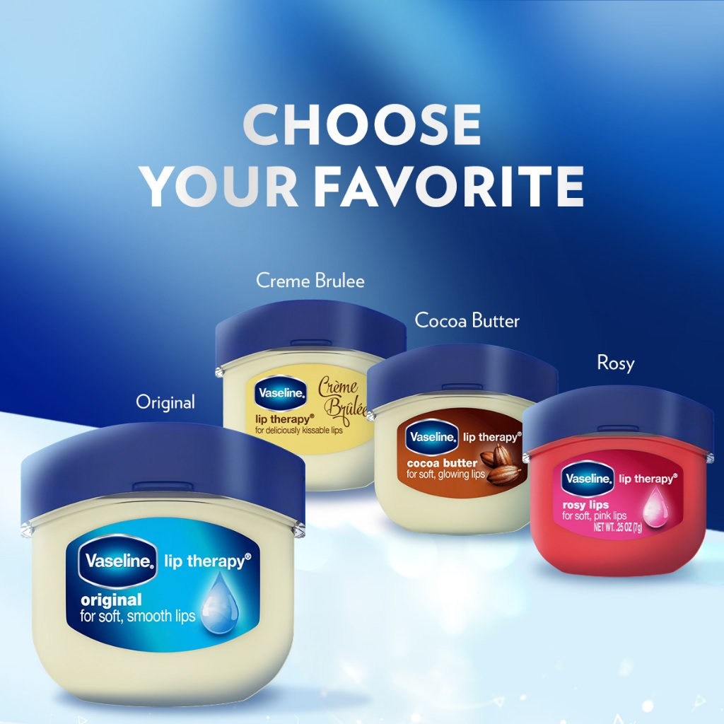 Vaseline Lip Therapy Original Lip Balm Mini with Petroleum Jelly 7g_thumbnail_2