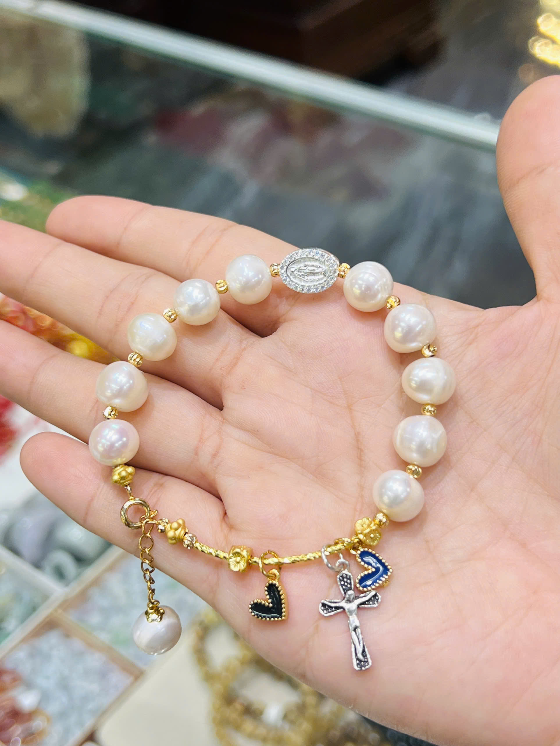 Vòng Mân Côi Ngọc Trai tự nhiên