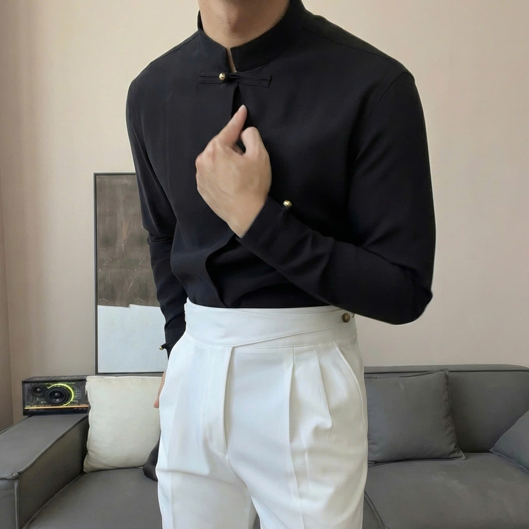 Áo Sơ Mi Cổ Ngũ Thân_thumbnail_1