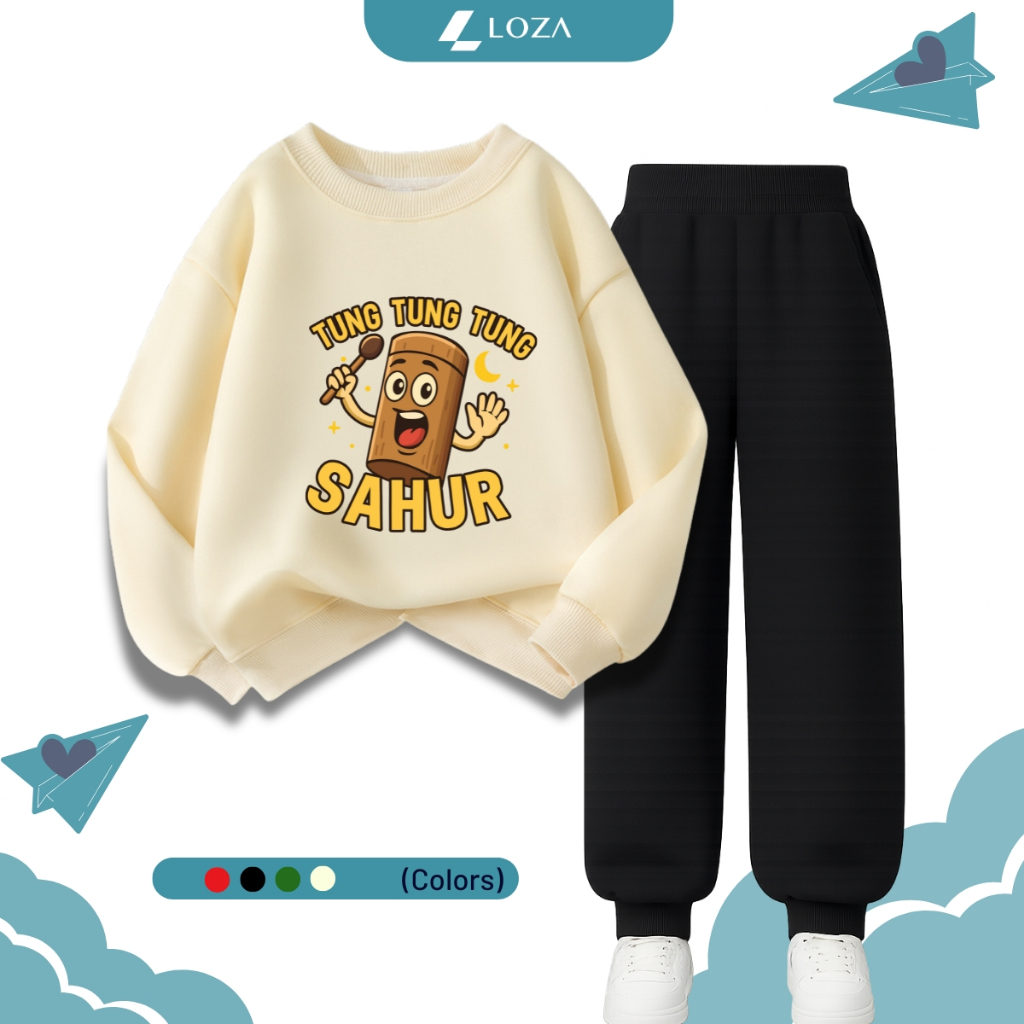 Set bộ nỉ bé trai in hình Tung tung tung sahur - Loza Kids BI524_thumbnail_1