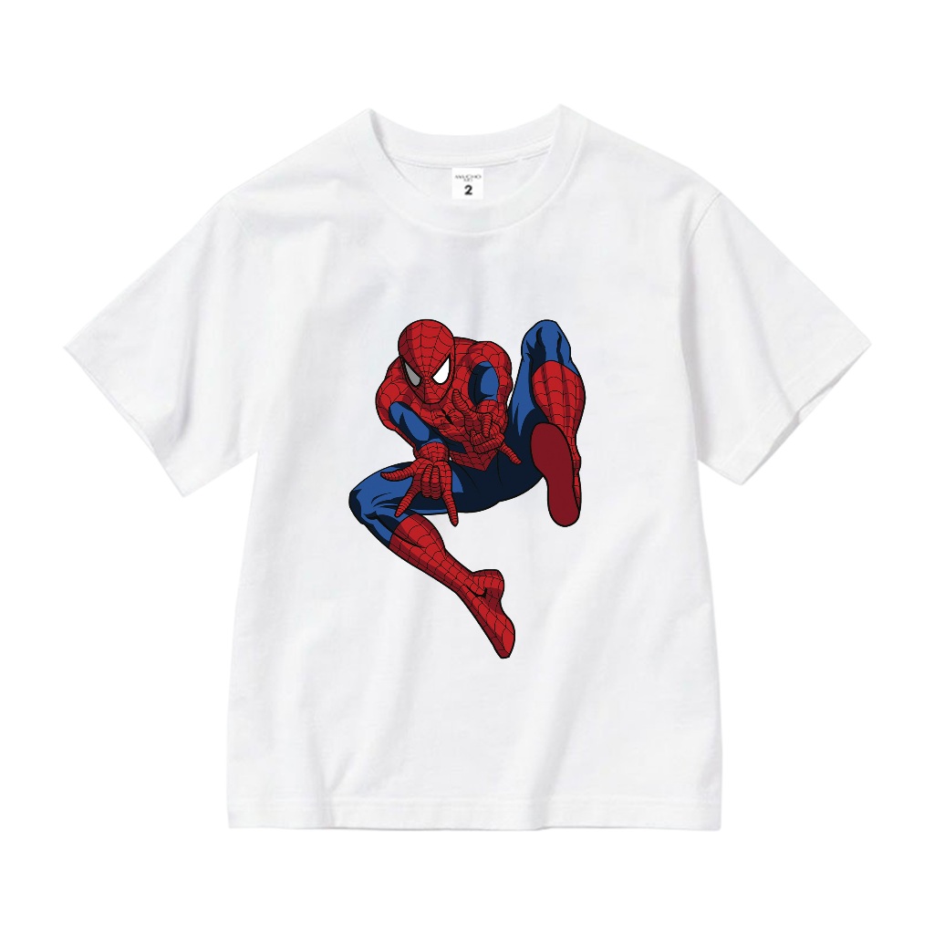 Áo thun SpiderMan bé trai form rộng AED637 Miucho Kid 100% vải cotton thoáng mát basic_thumbnail_8