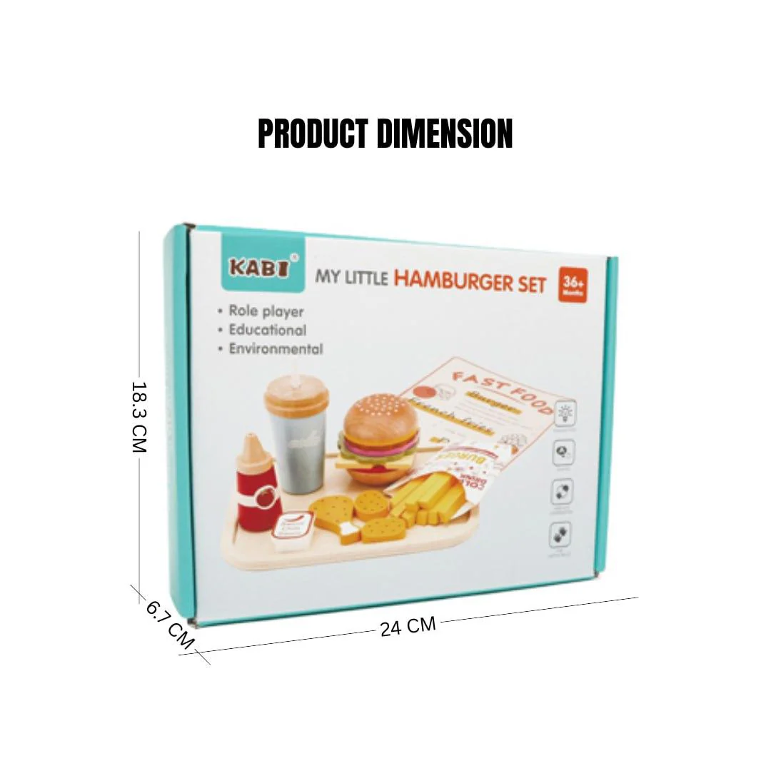 KABI My Little Hamburger Set