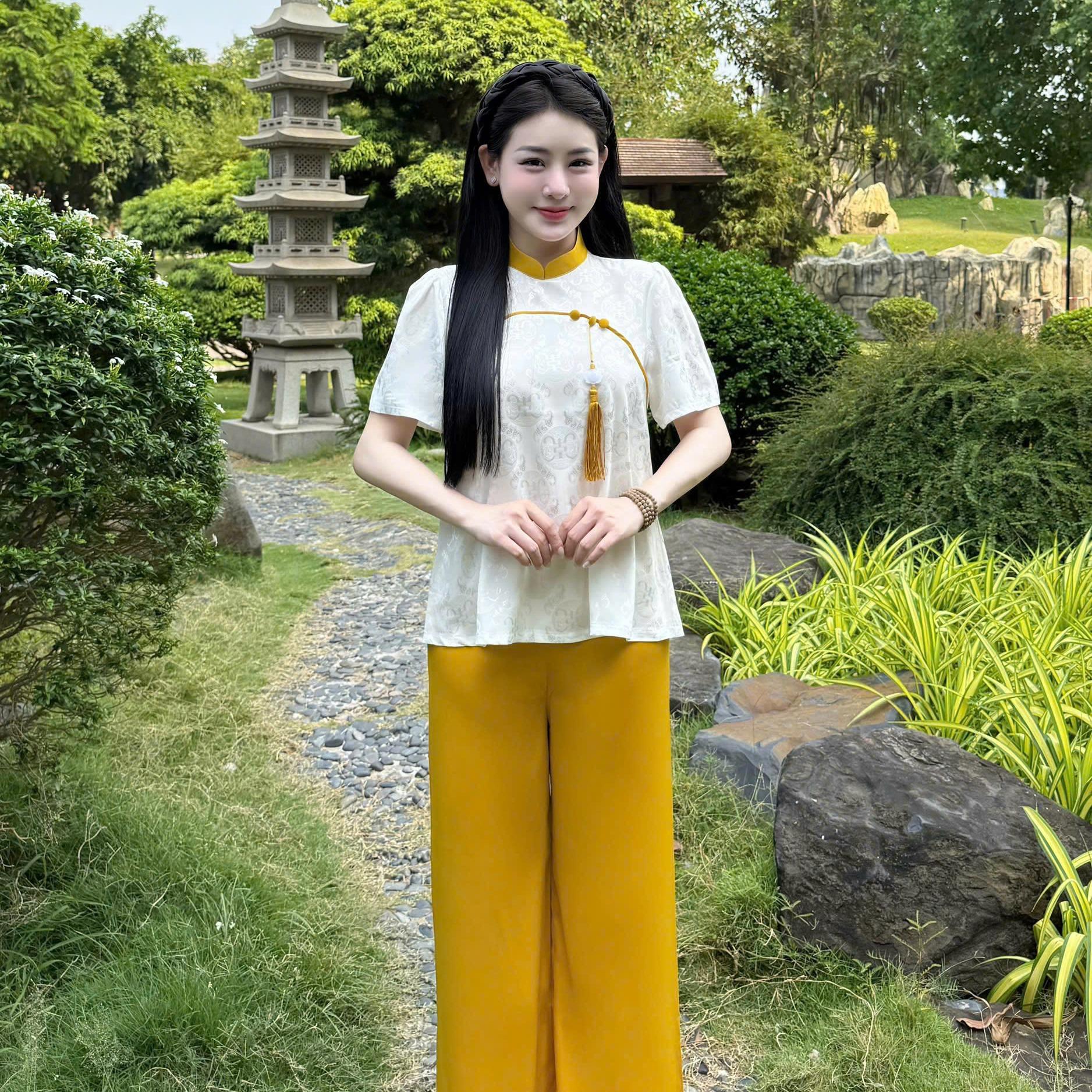 PP302 Pháp phục lễ chùa tay ngắn Tinh Nhi_thumbnail_6